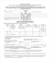 Sample Lease Renewal Forms 10 Free Documents In Pdf Doc