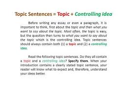 Why Should You Use a Topic Sentence in a PCAT Essay
