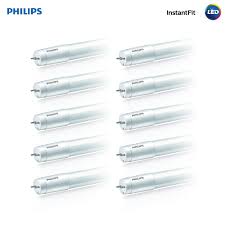Philips Led Instantfit 4 Foot T8 Tube Light Bulb 1800 Lumen 4000 Kelvin 16 Watt 32 Watt Equivalent Medium Bi Pin G13 Base Cool White 4000k