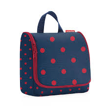 reisenthel toiletbag mixed dots red