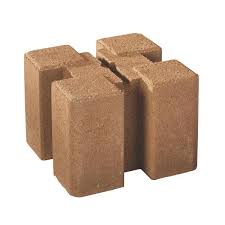 x 5 5 in tan brown planter wall block