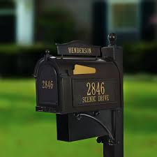 how to install a curbside mailbox post