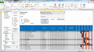 Project Gantt Chart Template For Excel 3 12 Download