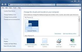 set the color scheme to windows 7 basic