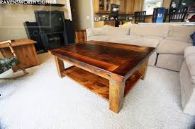 Reclaimed Wood Coffee Table For