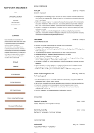 Table of contents network engineer resume template (text format) average salary for network engineer job reliable network engineer with over 5 years of experience in planning, implementing and. Network Engineer Resume Samples And Templates Visualcv