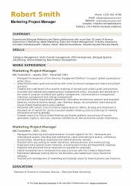 How to write a project manager resume that gets interviews. Marketing Project Manager Resume Samples Qwikresume