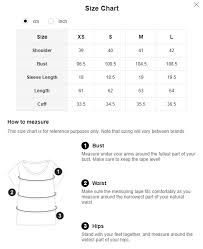 how to choose your size shein south