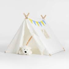 ivory collapsible canvas kids play tent