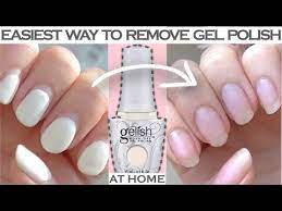 easiest way to remove gel polish at
