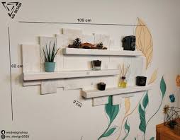 Buy Wooden Creative Decor Shelf Wall