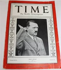 Adolph Hitler April 13, 1936 issue of Time Magazine- - Feb 28, 2015 |  Merrill's Auctioneers and Appraisers in VT