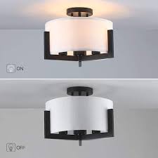 semi flush mount ceiling light