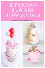 15 precious girl baby shower cakes