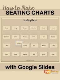google slides seating chart classroom