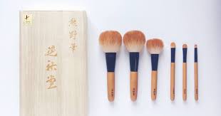 koyudo kakishibuzome makeup brush set