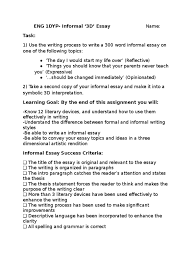 informal essay and d artistic extension final docx essays informal essay and 3d artistic extension final docx essays neuropsychological assessment