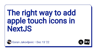 the right way to add apple touch icons