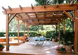 wood for patio roofs gazebos hometips