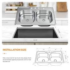 stainless steel kitchen sink vt3322a06