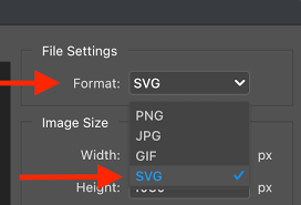 save a vector file in photo tips