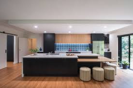 kitchen with laminate floors