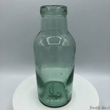 Old Bottle Small Green Glass Farmhouse