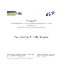 deliverable 8 data review intarese