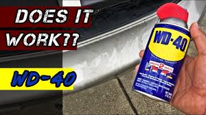 how to remove adhesive residue w wd 40