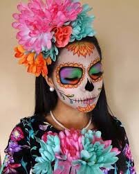 sugar skull makeup ideas for halloween