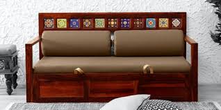Free shipping on orders over $25 shipped by amazon. Wooden Sofa Come Bed Designs Buy Wooden Sofa Come Beds Online Best Prices Pepperfry