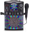 SML385UBK Bluetooth Karaoke System with LED Disco Lights Singing Machine