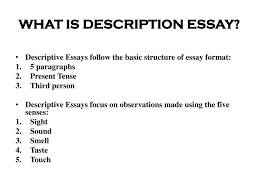 description essay ppt what is description essay