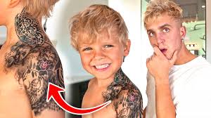 It follows paul getting 'gotcha hat' and an image of a cap tattooed on his leg as a permanent reminder of the chaos that unfolded at the hard rock stadium in miami. Jake Paul Tydus Got His First Tattoo Wtf Facebook