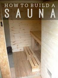 how to build a sauna on a budget