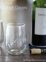 Diy Etched Wine And Champagne Glasses