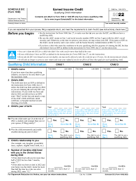 2022 form irs 1040 schedule eic fill