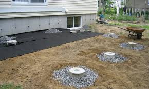 8 ground level floating deck footings