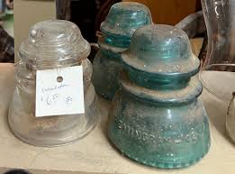 What Are Vintage Glass Insulators Worth