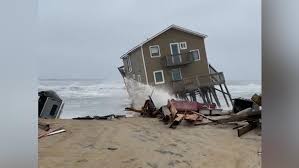 outer banks beach house collapses