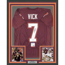 In 2016, jersey mike's offered to match donations for every wreath sponsored between november 25. College Framed Jerseys Hall Of Fame Sports Memorabilia Framed Jersey Mike Vick Michael Vick