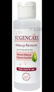 nugencare makeup remover bottle of
