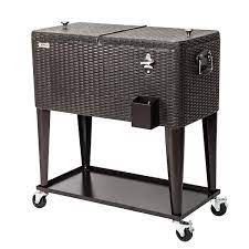 Vingli 80 Qt Rolling Cart On Wheels