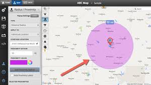 Use this application to view cleanup sites surrounding a point of interest. How To Use The Distance Radius Tool Maptive Answer Center