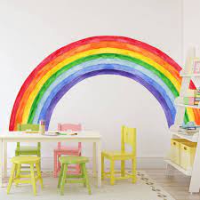 Rainbow Wall Decals Vinyl