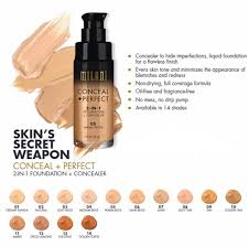 Details About Milani Perfect 2 In 1 Foundation Concealer