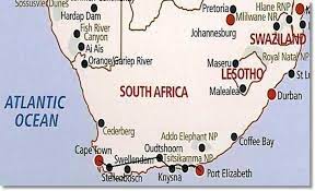 Krüger National Park Garden Route Map