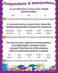 Tutorial On Conjunctions Interjections And Run On