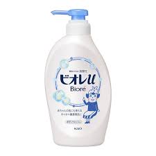 Amazon.com: KAO BIORE U Body Wash Liquid Soap Pump Bottle- Fresh Floral  Scent