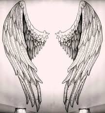 Angelic Wings Sketch Guardian Angel Jewelry Pinterest Wings